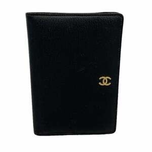 CHANEL Black Leather Wallet